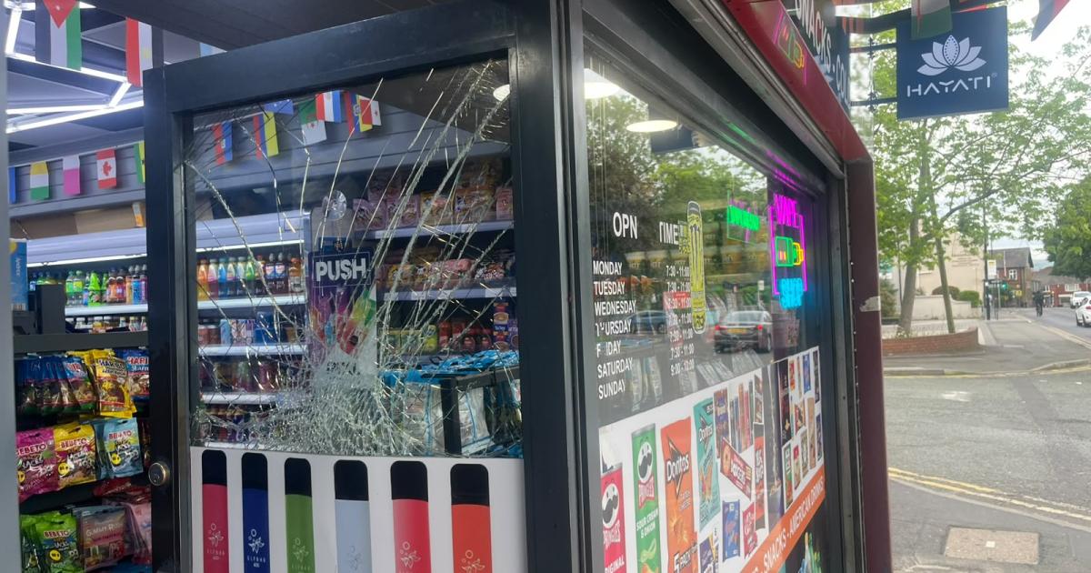 Man arrested after disturbance in Market Street Little Lever