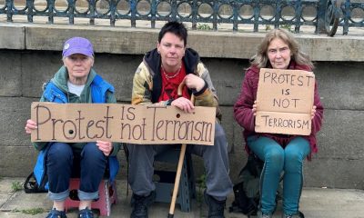 York people demonstrate about Palestine Action cases