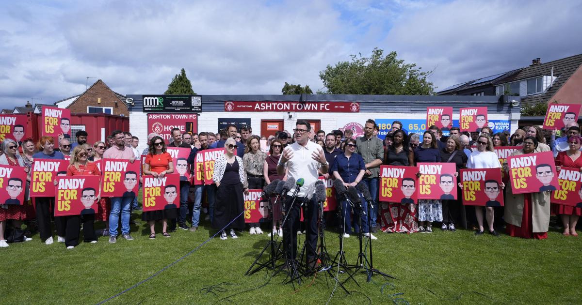 The next mayor of Greater Manchester now Andy Burnham is an MP?