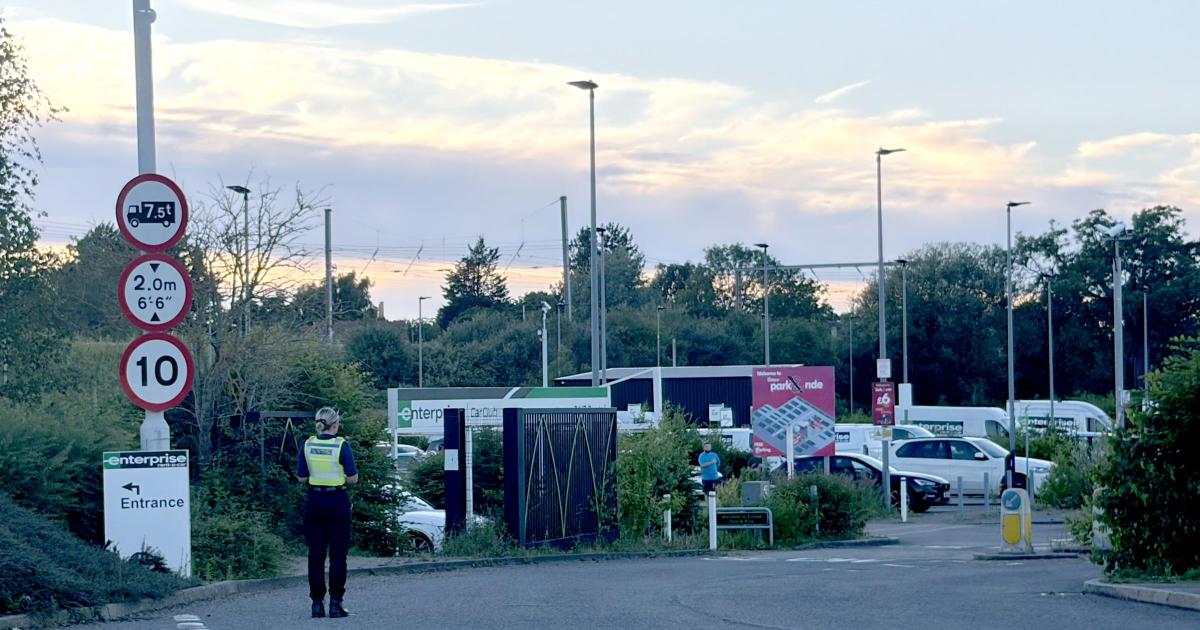 Two East Midlands Railway trains crash in Bedford fields