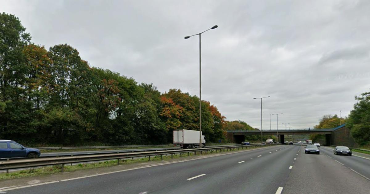 Fire service update after traffic held by M60 crash