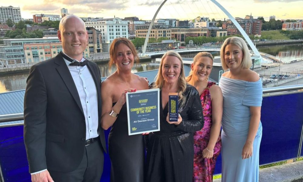AV Dawson wins at North East England Chamber of Commerce Awards