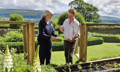 New physic garden at Bolton Castle honours 8th Lord Bolton