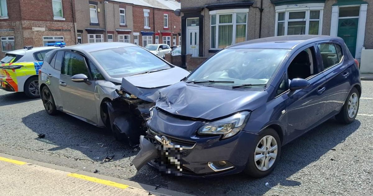 One in hospital after crash on Brinkburn Road in Darlington