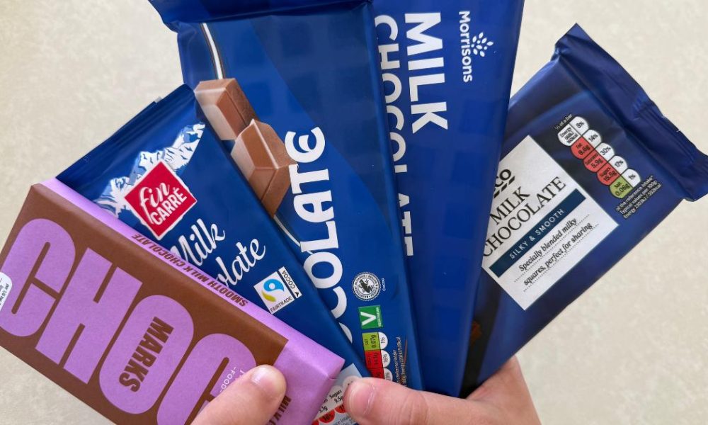 I compared Tesco, Aldi, Lidl, Morrisons and M&S chocolate