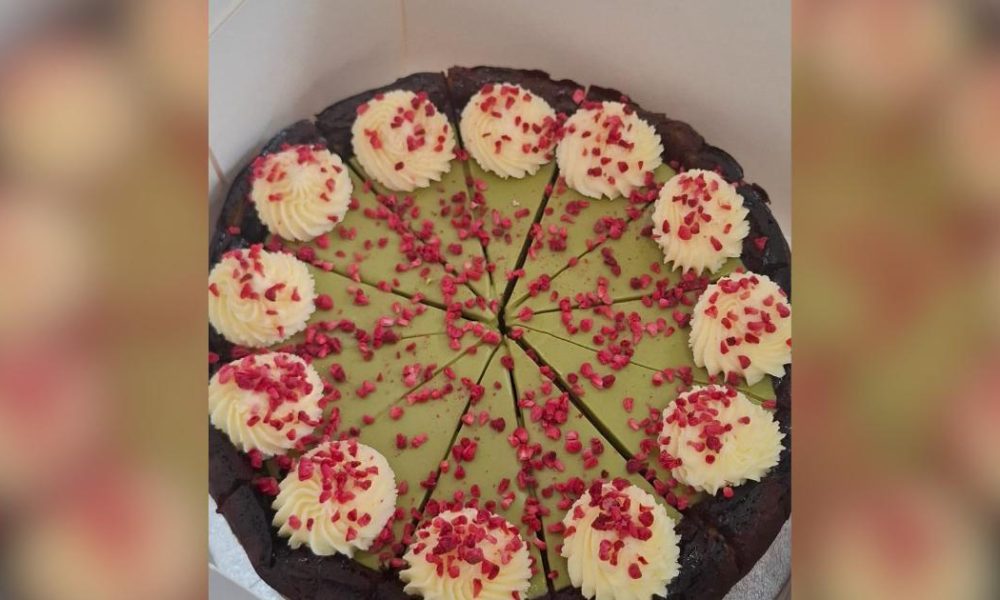 Provenance Food Hall's pistachio cheesecake is a winner
