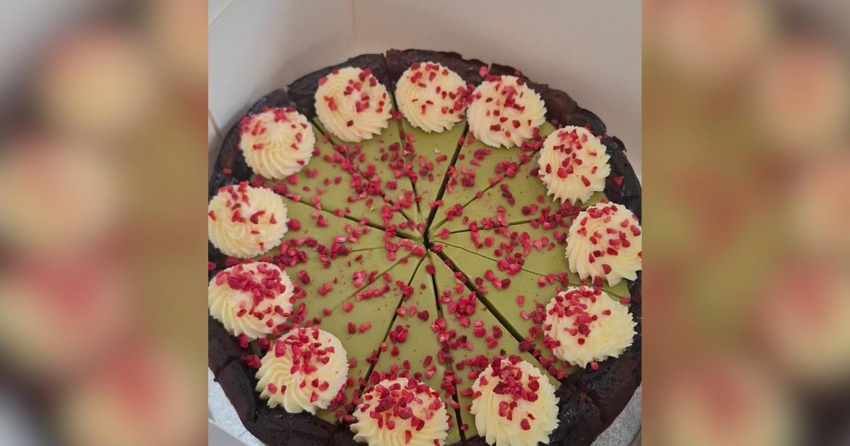 Provenance Food Hall's pistachio cheesecake is a winner