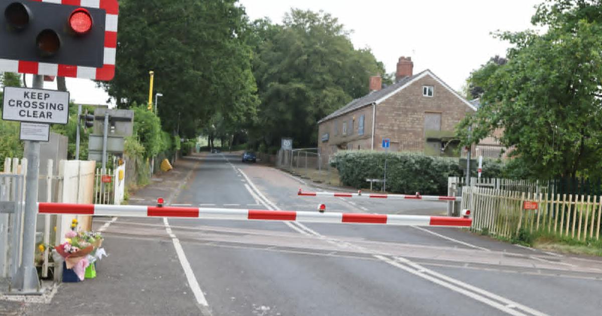 Flowers laid at scene of fatal Hoghton level crossing crash