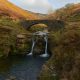 Peak District waterfall walk with a pub at the end an hour from Bolton