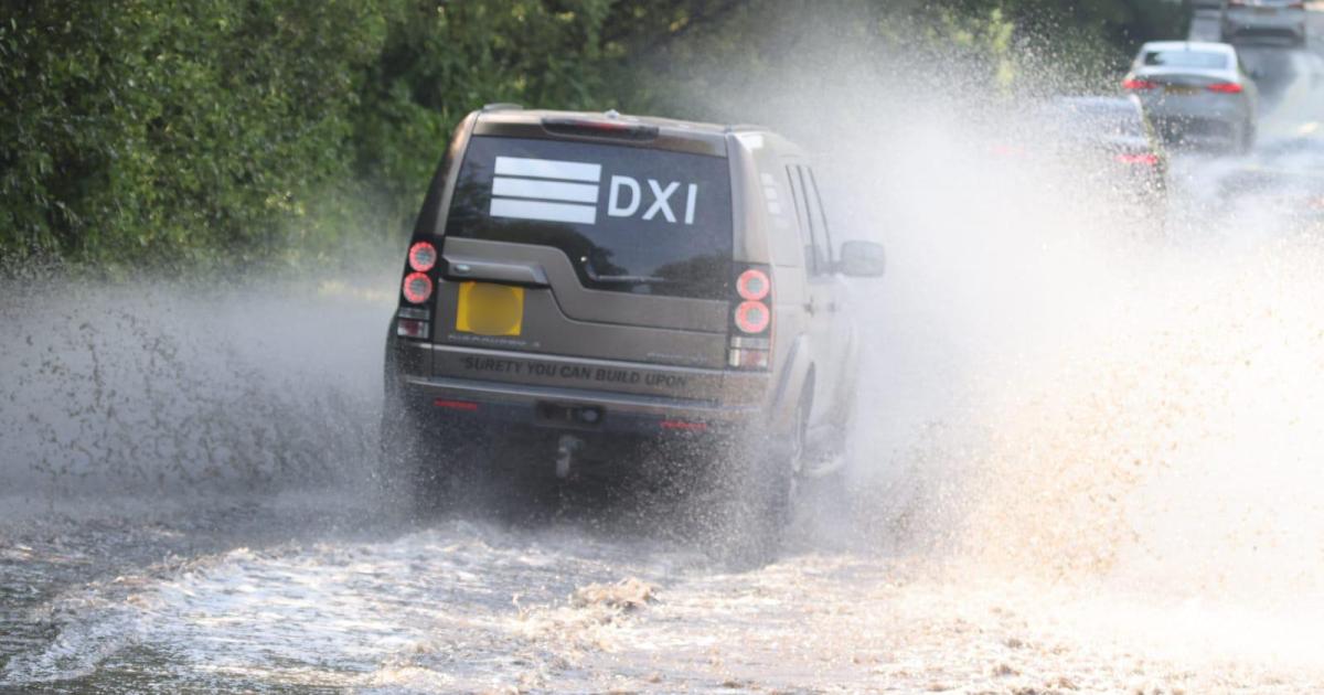 Abbey village hit by freak flash flood after heatwave