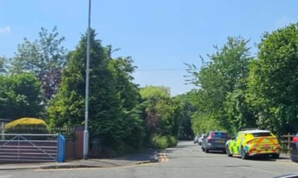 Emergency services rush to commercial building fire in Bradley Fold