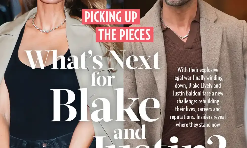 2627 Us Weekly Cover Blake Lively and Justin Baldoni No Chip