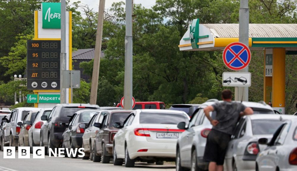 Fuel sales halted in occupied Crimea as Ukraine targets oil facilities