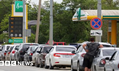 Fuel sales halted in occupied Crimea as Ukraine targets oil facilities