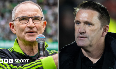 Martin O'Neill and Robbie Keane
