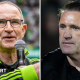 Martin O'Neill and Robbie Keane