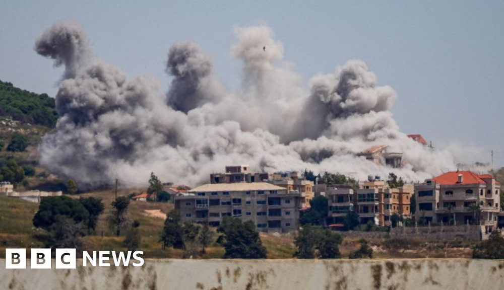 Israeli strikes kill nine in Lebanon as Hezbollah fires rockets over border