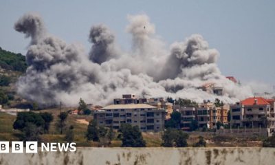 Israeli strikes kill nine in Lebanon as Hezbollah fires rockets over border