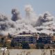 Israeli strikes kill nine in Lebanon as Hezbollah fires rockets over border