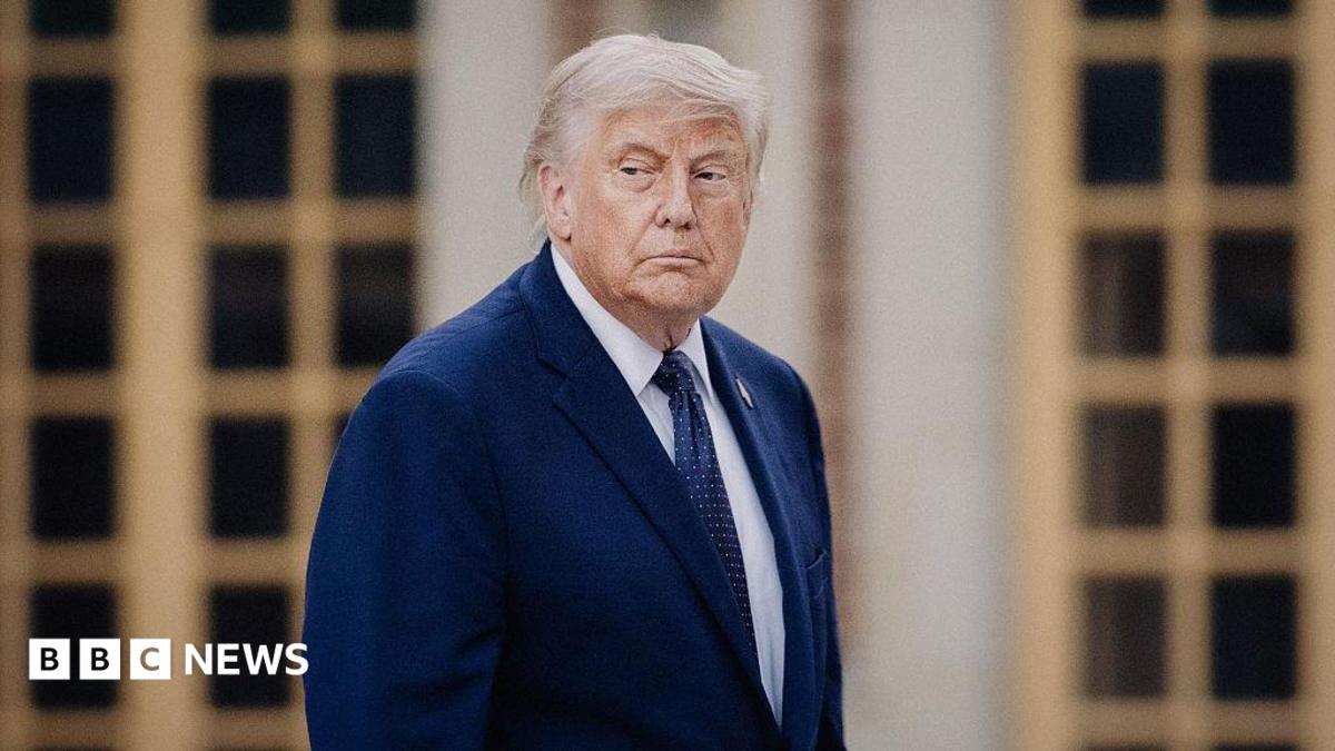 Donald Trump President of the United States of America US on his arrival ahead of a dinner with the President of the French Republic and his wife organised to celebrate the 250th anniversary of the independence of the United States at the Chateau de Versailles in Versailles France on June 17, 2026.