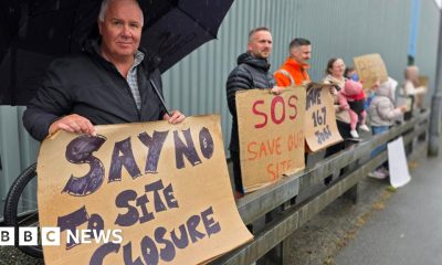 Paper plant closure fears spark community protest