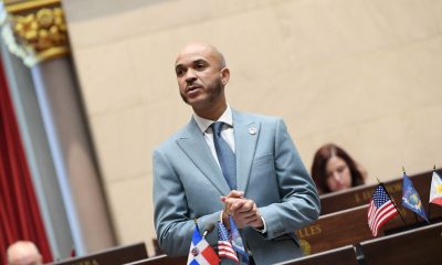 A perennial challenger is again targeting state Assemblyman Manny De Los Santos over residency questions.