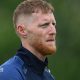 Ben Stokes looks on during Durham training
