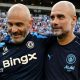 Enzo Maresca and Pep Guardiola