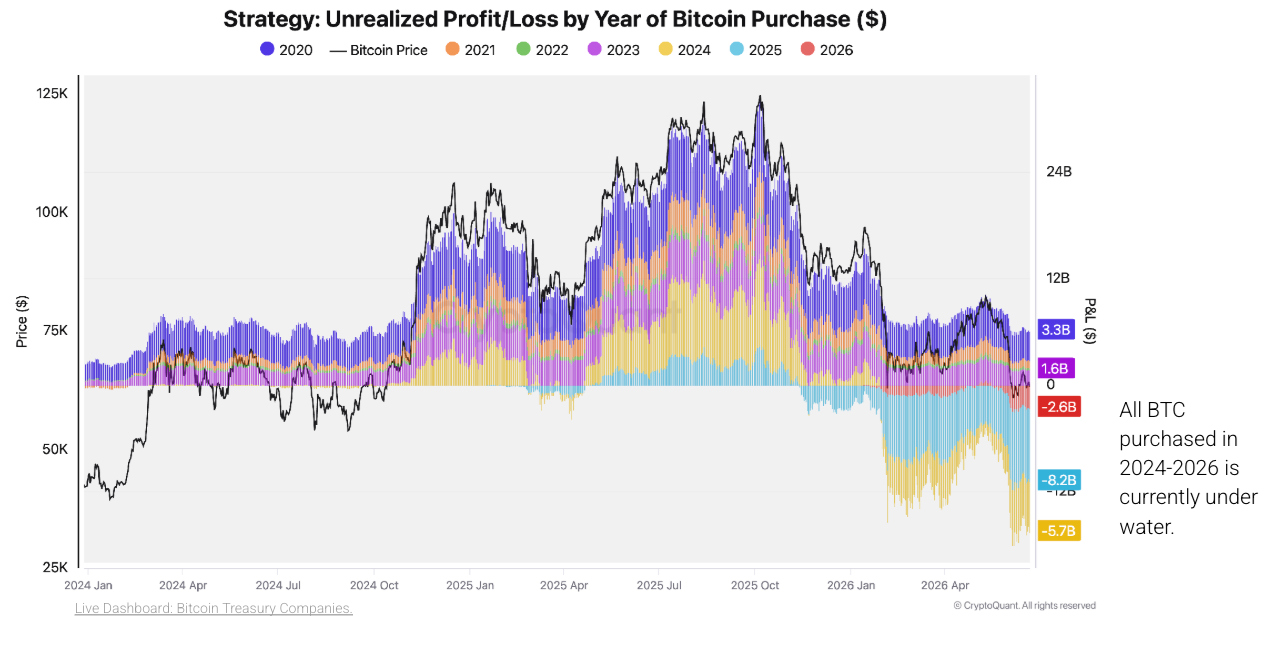MicroStrategy Unrealized Profit/Loss.