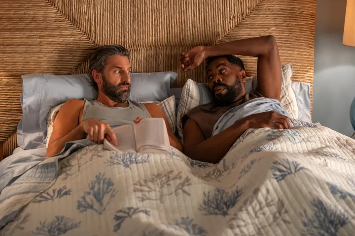 Marco Calvani as Claude and Colman Domingo as Danny in the latest iteration of The Four Seasons