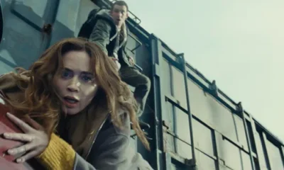Emily Blunt and Josh O'Connor as seen in one of Disclosure Day's most dramatic sequences