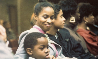 The author and his mom in 1990 when he was 8 years old.