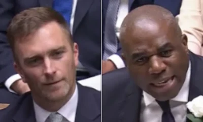 David Lammy Tears Tory MP Apart Over Starmer Arson Jokes