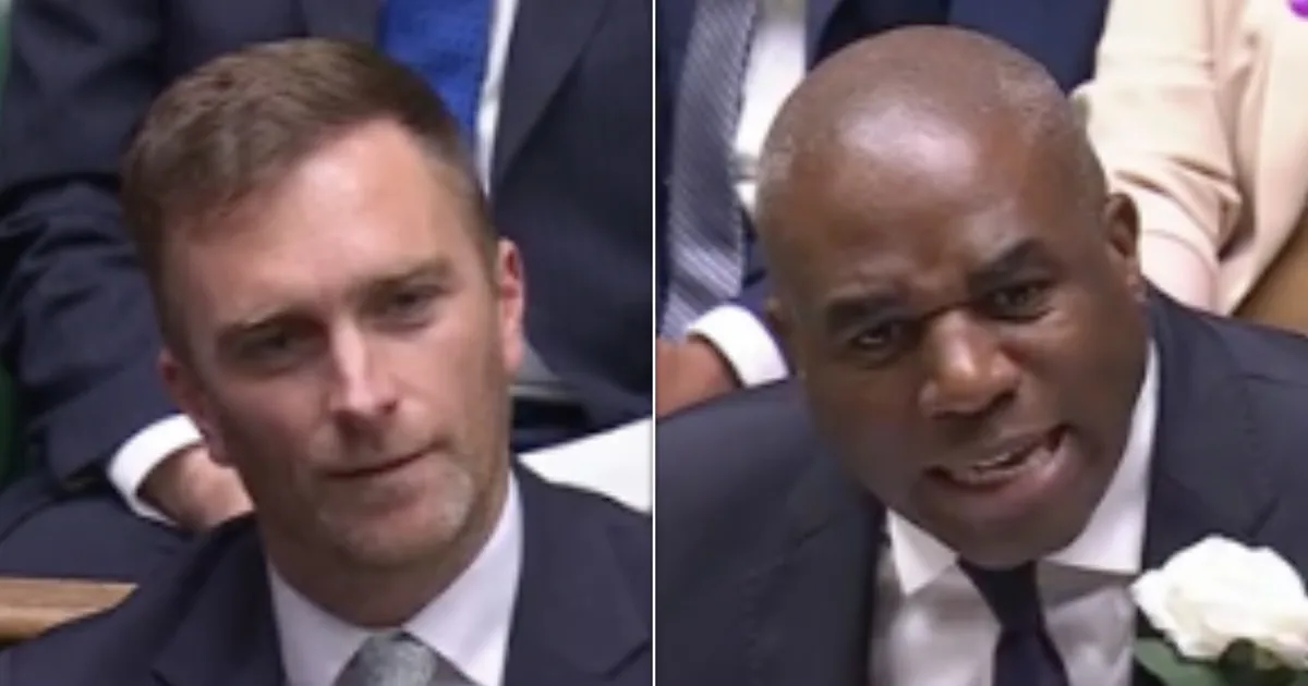 David Lammy Tears Tory MP Apart Over Starmer Arson Jokes