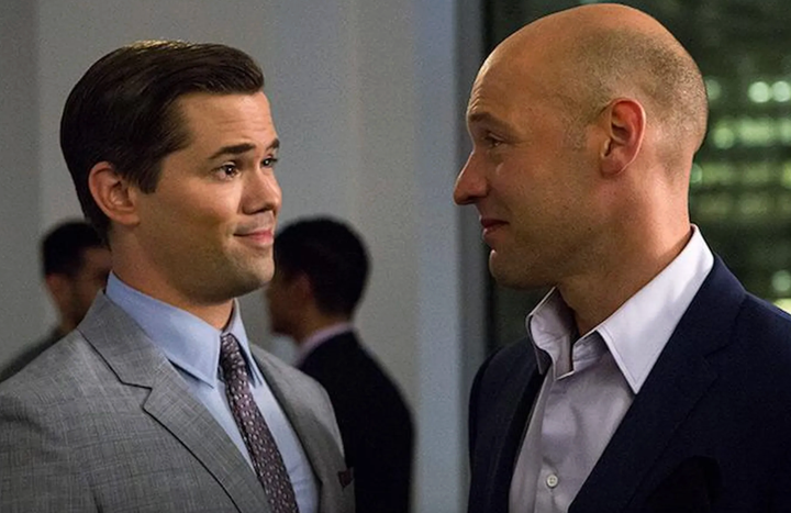 Andrew Rannells and Corey Stoll in the fifth season of Girls