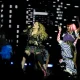 Madonna on stage in 2024