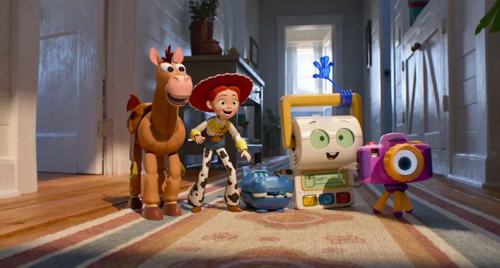 Smarty Pants is one of Jessie's new friends in Toy Story 5
