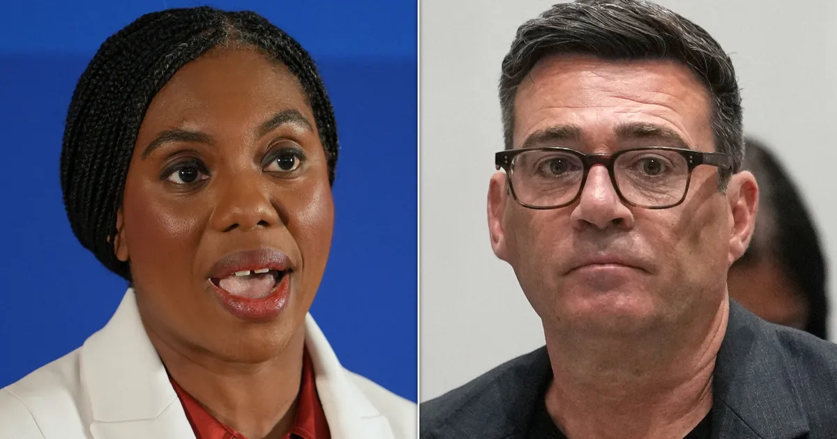 Kemi Badenoch Calls Andy Burnham's Female Allies His 'Handmaidens'