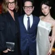 Gracie Abrams pictured with her parents, PR exec Katie McGrath and director JJ Abrams, in March 2026