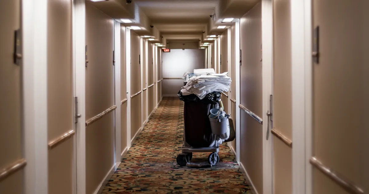 Should You Stay In Your Hotel Room While It's Being Cleaned?