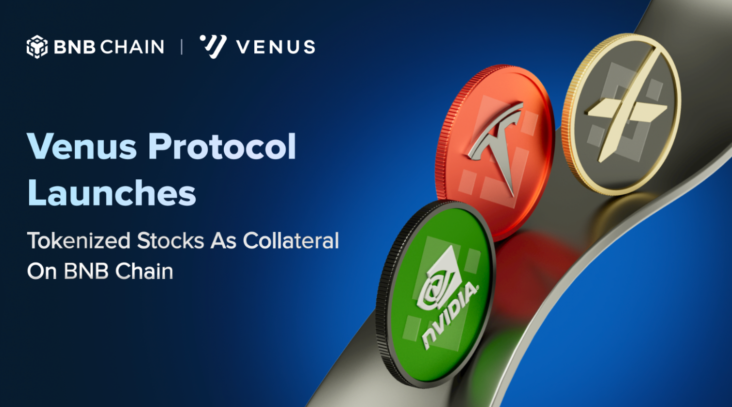 Venus Protocol Launches Tokenized Stocks as Collateral on BNB Chain