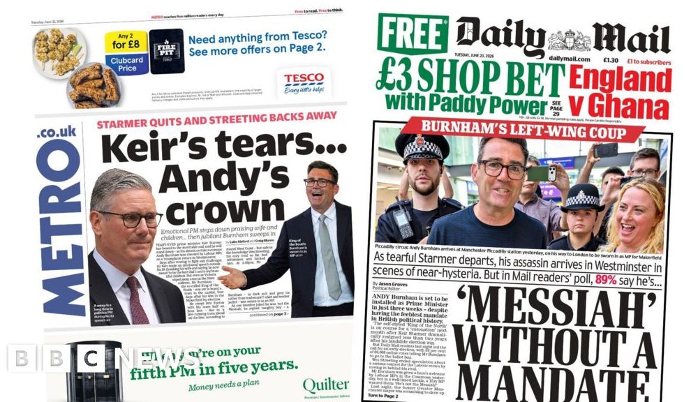 'Keir's tears... Andy's crown' and 'Messiah without a mandate'