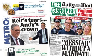 'Keir's tears... Andy's crown' and 'Messiah without a mandate'