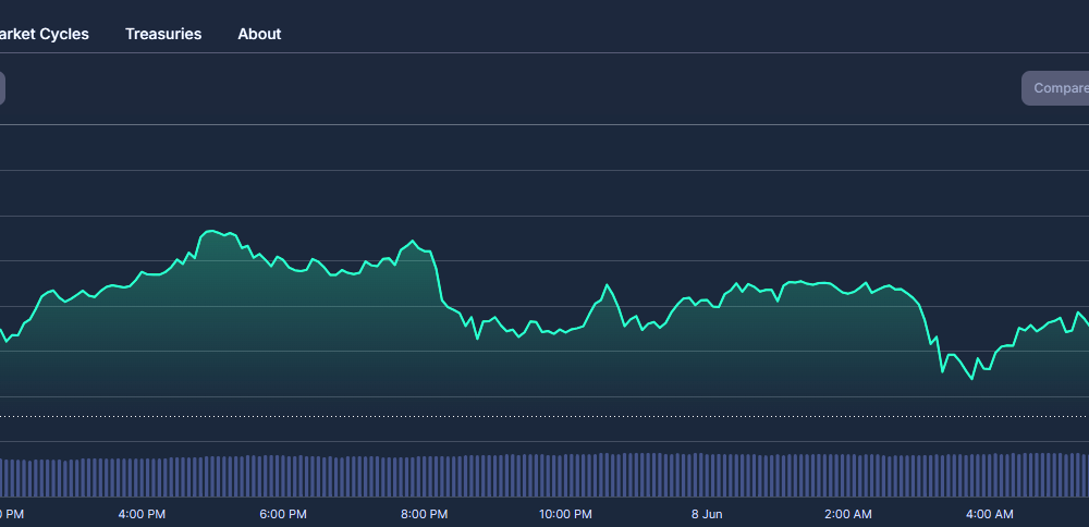 Bitcoin's Price shows a distinct spike as Trump weighed in on Iran situation
