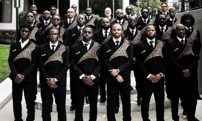 888989 0 Democratic Republic Of Congo National Team Arrives At 2026 FIFA World Cup In Matching Leopard Print Suits By Alvin JMAK