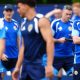 Scotland head coach Steve Clarke is thoughtful during training