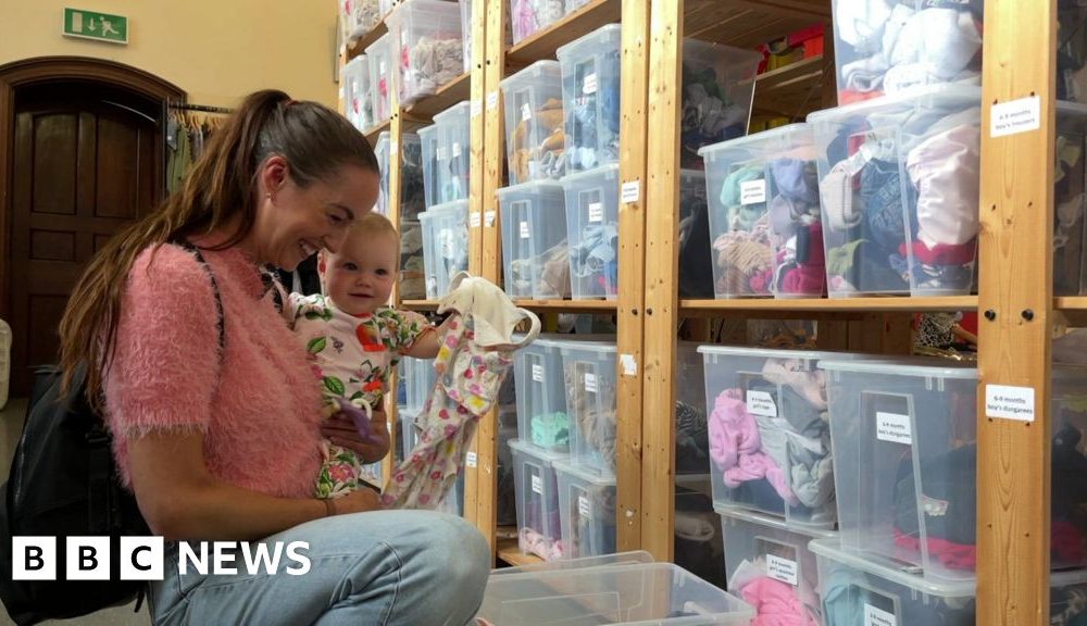 Parents find lifeline in 50p kids' clothes shop
