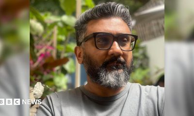 Kunal Shah, founder of Indian fintech start-up Cred, wearing a grey tee shirt and sporting sunglasses.