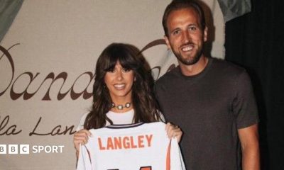 England captain Harry Kane and country music star Ella Langley
