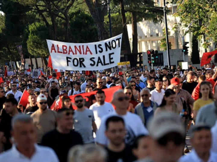 Albania protest